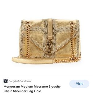 💕ISO Saint Laurent macrame bag💕